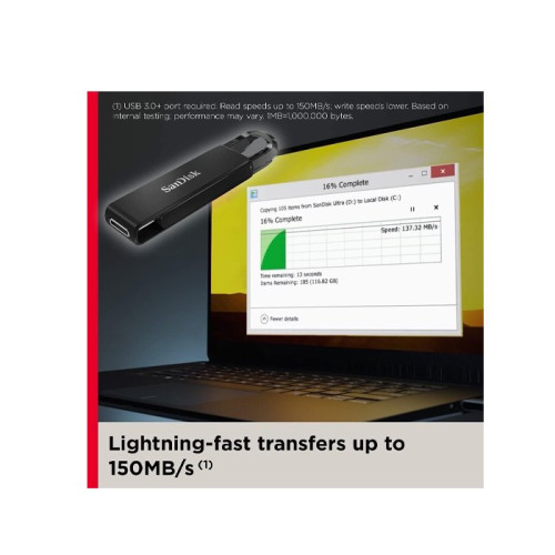 SanDisk 128GB Ultra USB Type-C Flash Drive