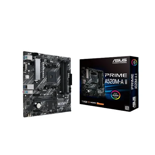 Asus PRIME A520M-A II AM4 micro ATX Motherboard