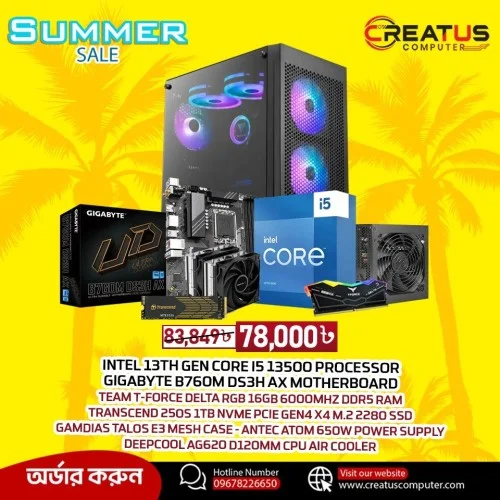 Budget PC With Intel Core i5 13500 Raptor Lake Processor