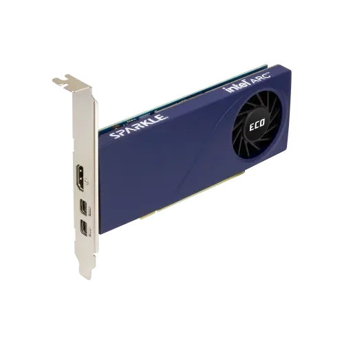 Sparkle Intel Arc A310 ECO 4GB GDDR6 Black And Blue Graphics Card