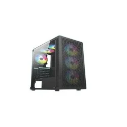 PC Power PP-GS2406 Dark Flow Mesh Elite Mid Tower ATX Gaming Case (Black)
