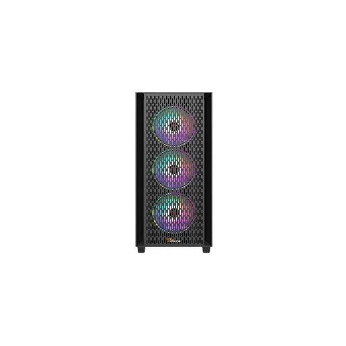 PC Power PP-GS2406 Dark Flow Mesh Elite Mid Tower ATX Gaming Case (Black)