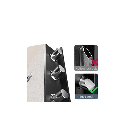 Deli ET631 Fingerprint Password Digital Safe Box Black