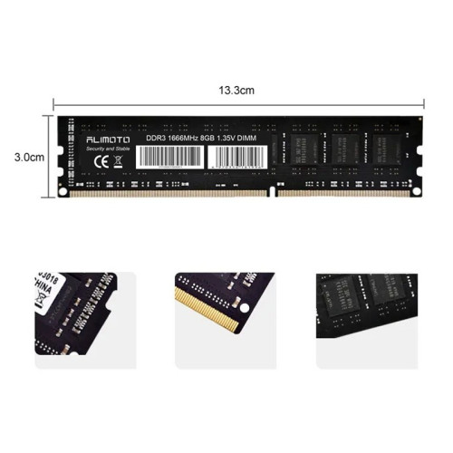 Alimoto DDR3 8GB 1666MHz Desktop RAM