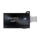 ADATA SC730 512GB USB Type-A & Type-C Portable Black External SSD