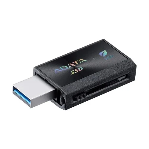 ADATA SC730 512GB USB Type-A & Type-C Portable Black External SSD