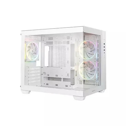 Deepcool CG330 3F WH Micro-ATX Compact Gaming Case
