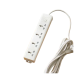 Deli ET403 Universal Hole Extension Cord 2 Pin 4 Port 3 Meter Power Strip