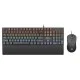 iMICE MK-X10 Mechanical Gaming USB Keyboard Mouse Combo Black