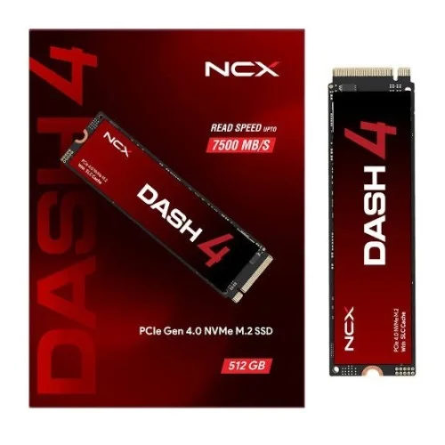 NCX Dash 4 512GB PCIe Gen 4.0 NVMe SSD