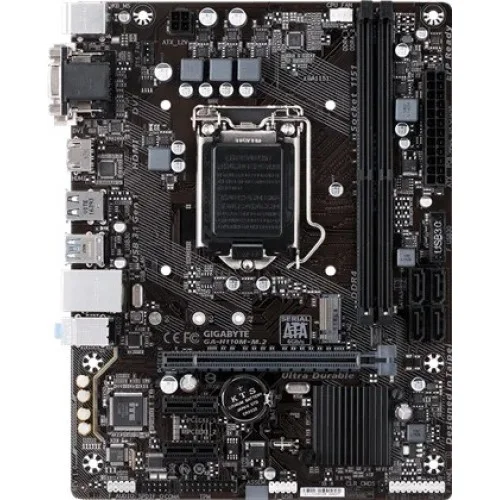 Gigabyte GA-H110M-M.2 (Rev. 1.0) DDR4 Micro ATX Motherboard