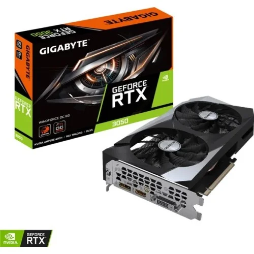 GIGABYTE GeForce RTX 3050 WINDFORCE OC 8G 8GB Graphics Card