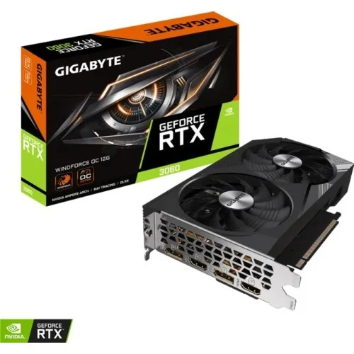 GIGABYTE GeForce RTX 3060 WINDFORCE OC 12G 12GB Graphics Card