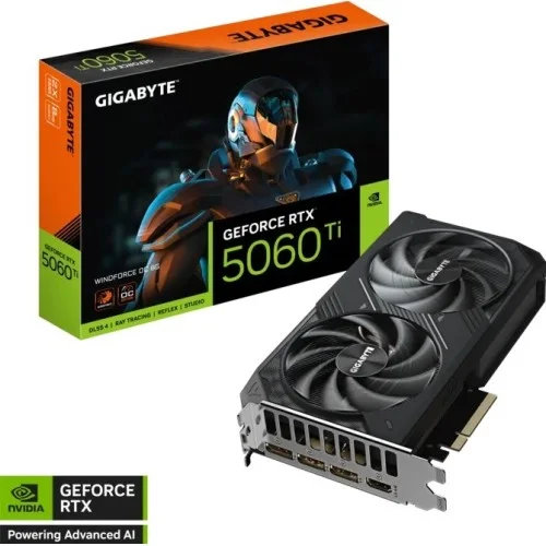 GIGABYTE GeForce RTX 5060 Ti WINDFORCE OC 8G Graphics Card
