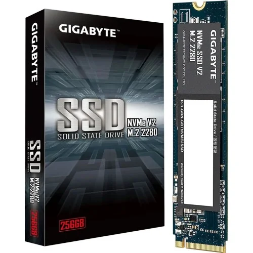 Gigabyte NVMe SSD V2 256GB M.2 PCIe 3.0 TLC Internal Solid State Drive