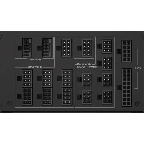 GIGABYTE UD1600PM PG5 AI TOP 1600W 80 PLUS Platinum Fully Modular Power Supply