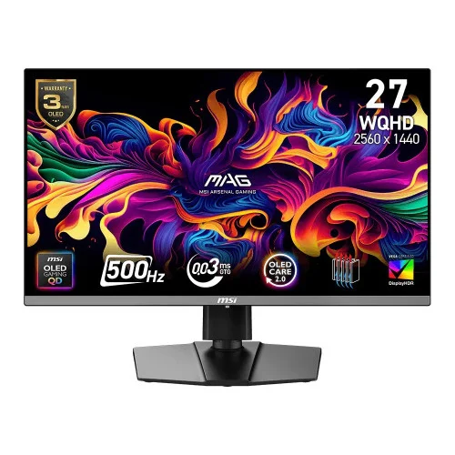 MSI MAG 272QP QD-OLED X50 26.5" 500Hz OLED Gaming Monitor