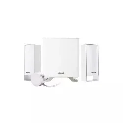 MICROLAB M-600BT 2:1 BLUETOOTH WHITE SPEAKER